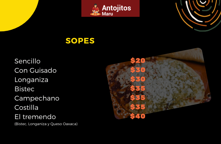 sopes, cuautepec